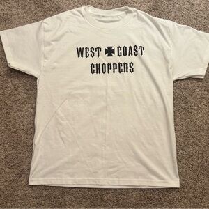 XL West Coast Choppers White T-Shirt